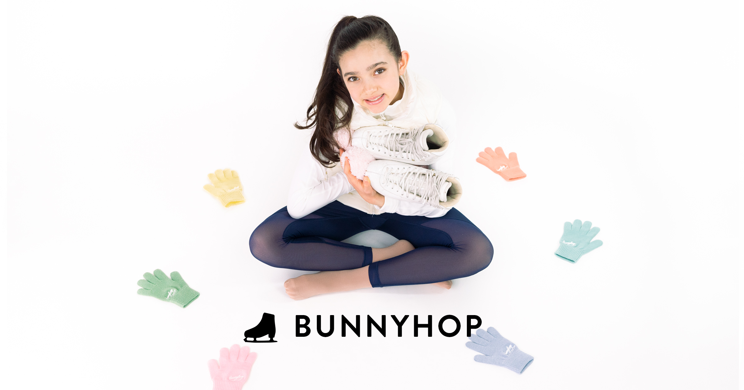 素材胴部表綿100%Bunnyhop スケート靴チェーンポシェット バニーホップ